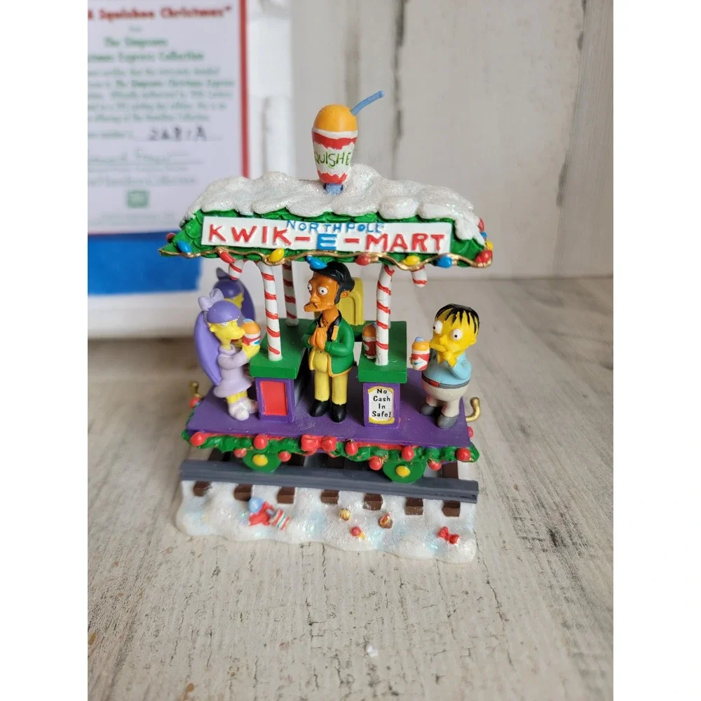 Hamilton Simpsons have a squishee Christmas kwik‎ e mart train apu Xmas vintage